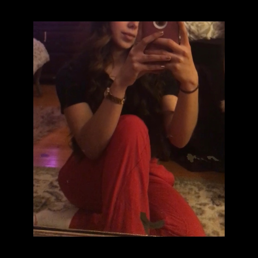 Red Nike Pants